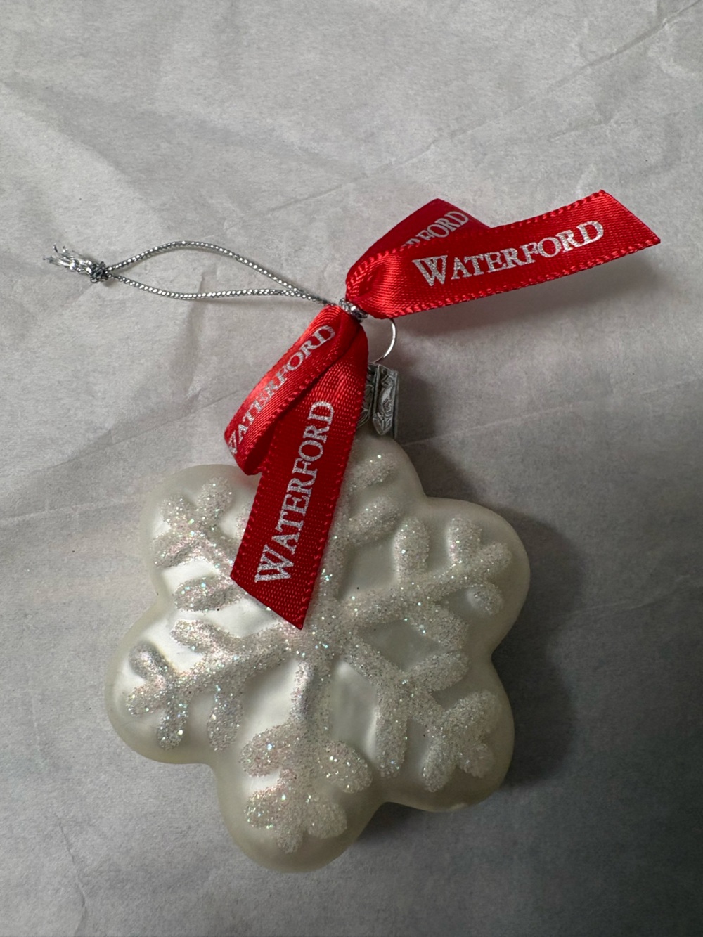 Vintage 2005 Waterford Holiday Heirlooms Snowflake Ornament